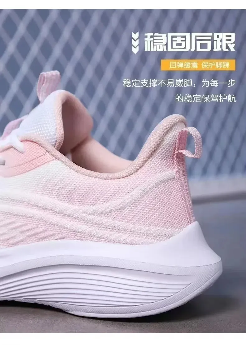 2025 Spring New Ultra-light Running Shoes Sports Women's Shoes Mesh Non-slip Breathable Soft-soled Lightweight Casual Shoes