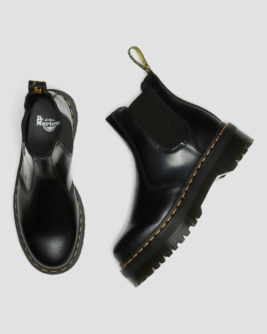 2976 PLATFORM LEATHER CHELSEA BOOTS / DR.MARTENS