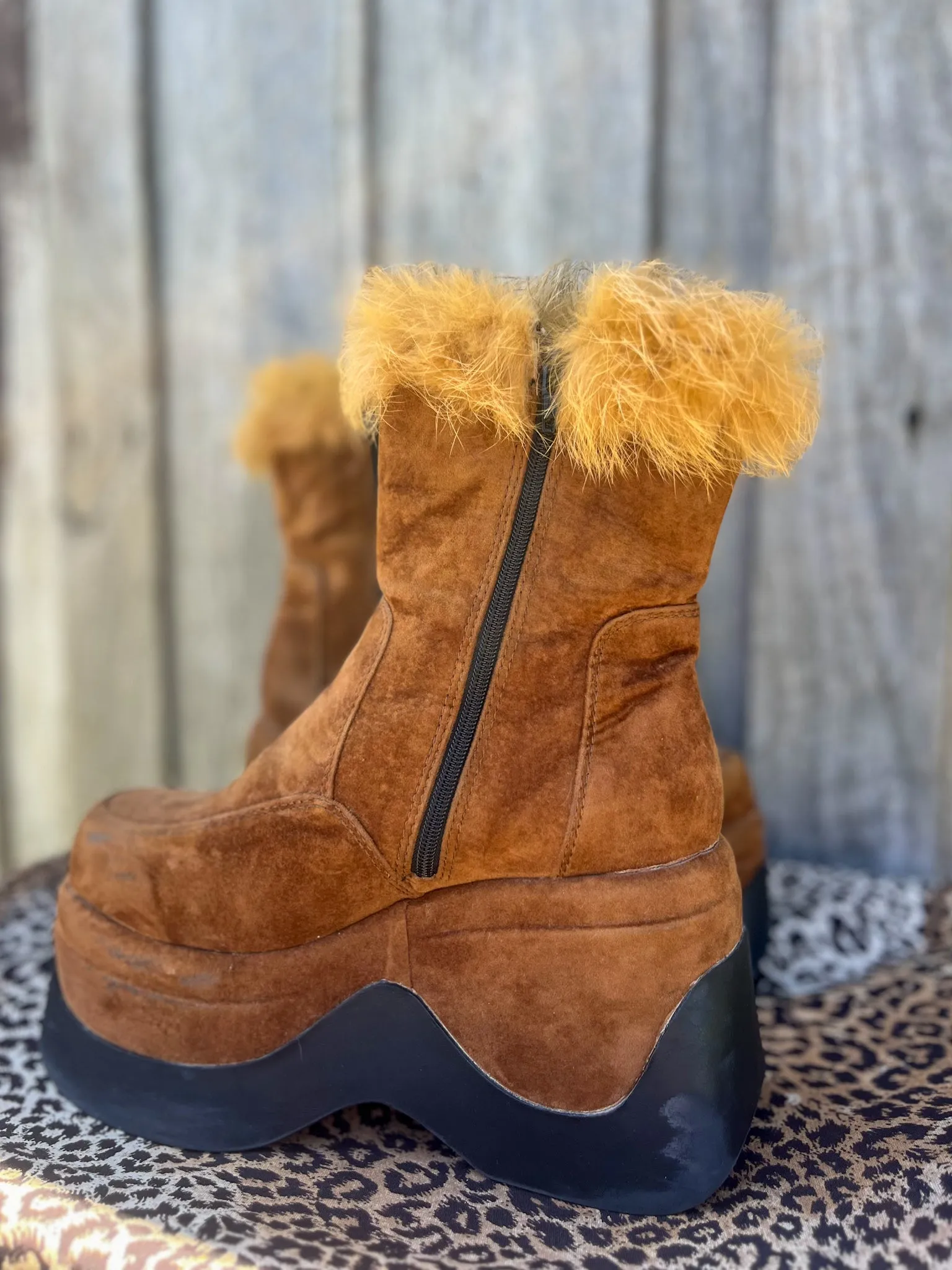 90s Fluffy Platforms