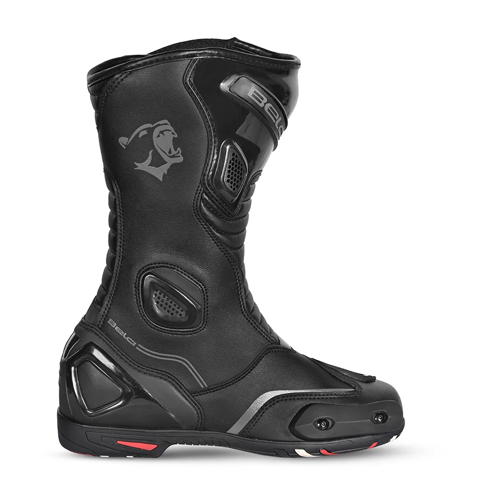 BELA Micro Strip Boots - Racing Boots - Black Grey