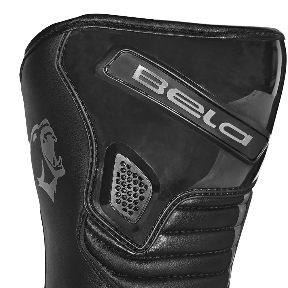 BELA Micro Strip Boots - Racing Boots - Black Grey