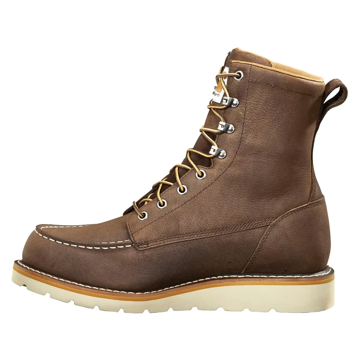 Carhartt Men's Waterproof 8" Moc Toe Wedge Boots - Brown