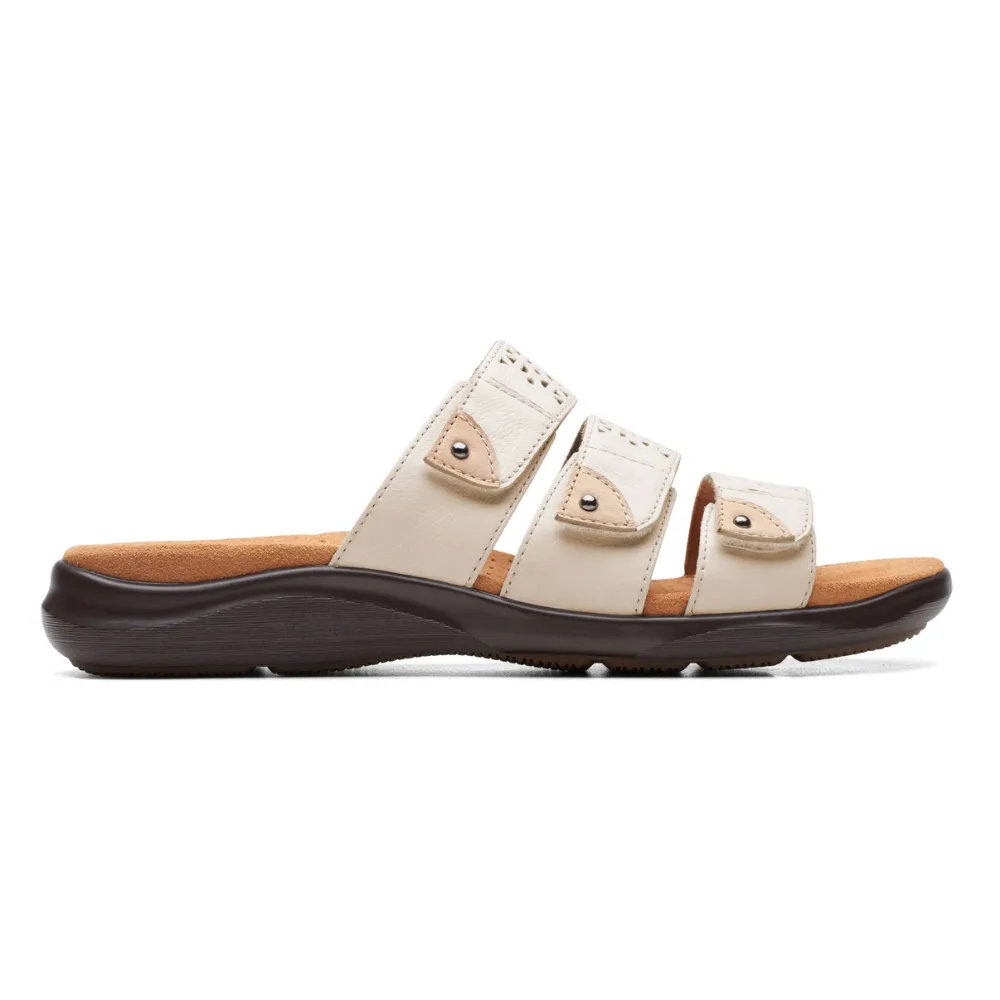 Clarks Kitly Walk White Sandal (Women's)