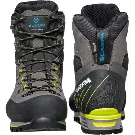 Climbing boots Manta Tech GTX men's Scarpa, color Shark/Lime