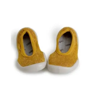 Collegien Ballerinas Gold Lurex Socks Slippers