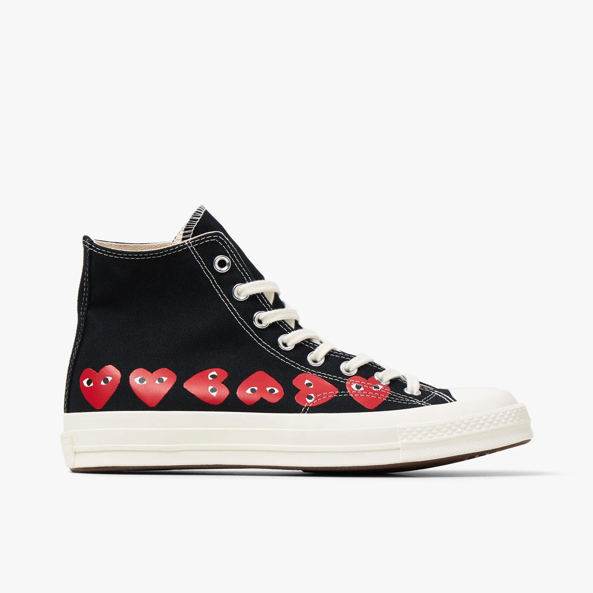 Converse x COMME des GAR�ONS PLAY Chuck Taylor Hi Multi Heart Black