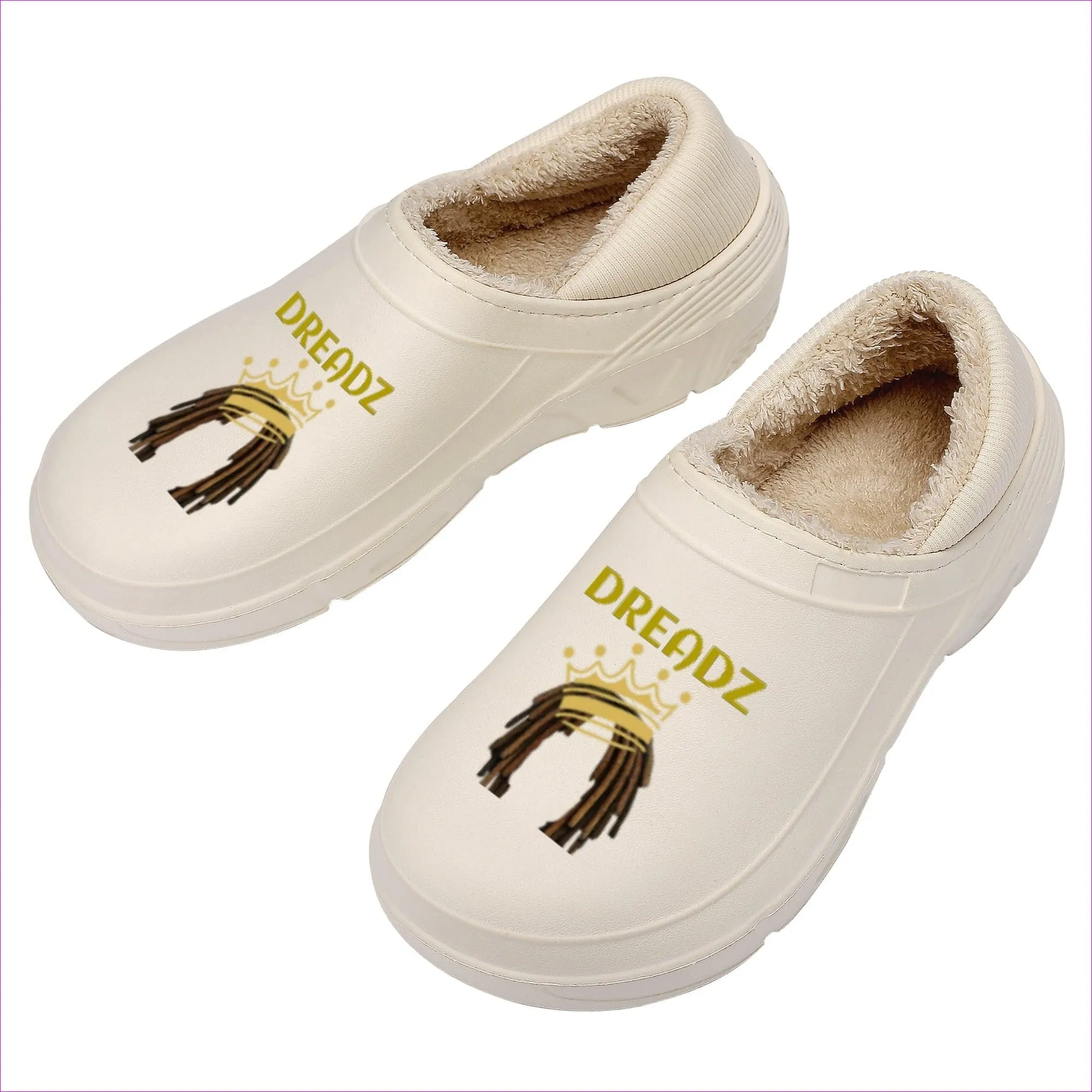 Crowned Dreadz Men's Warm Cotton Slippers