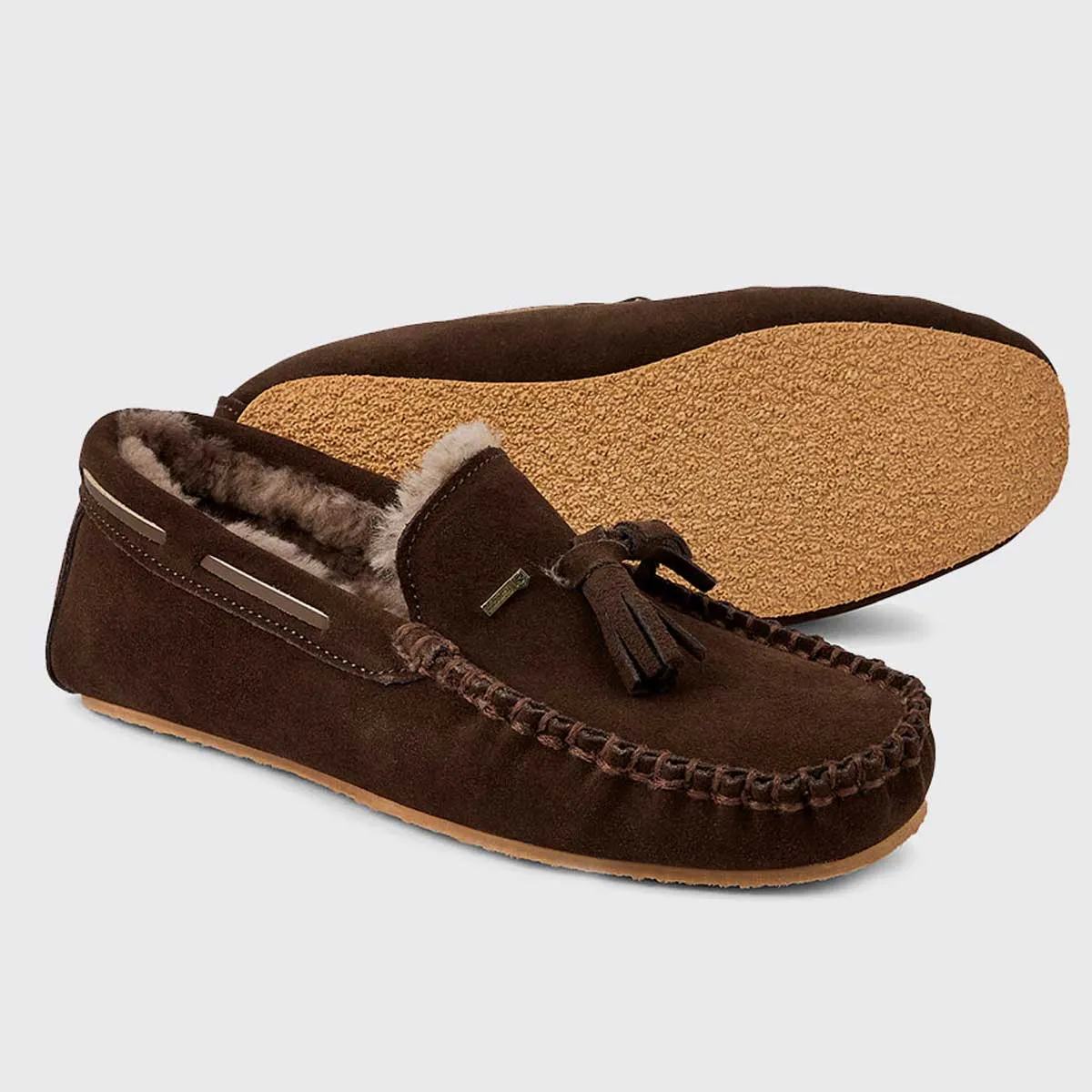 DUBARRY Rosslare Moccasin Slippers - Women's - Cigar