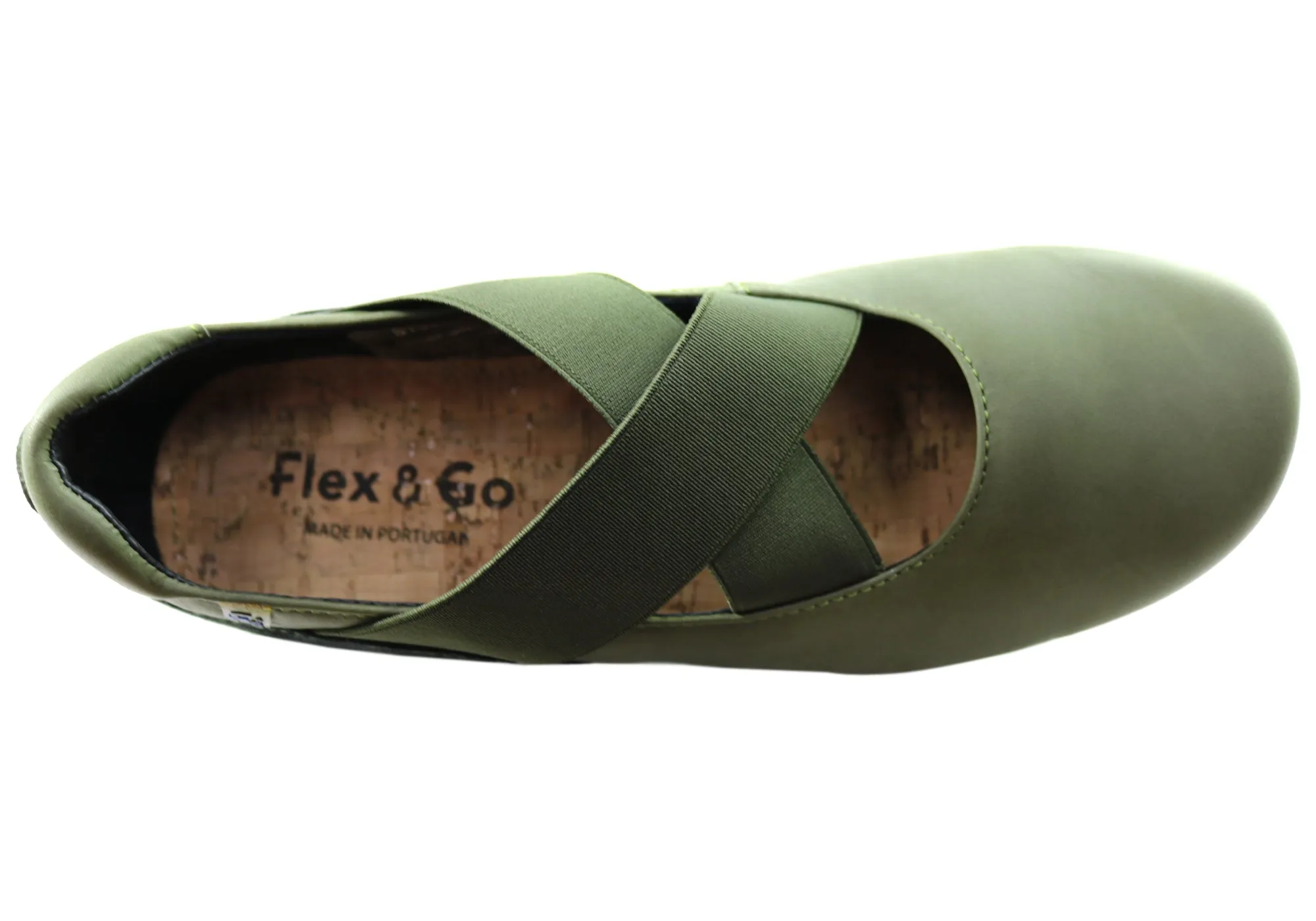 Flex & Go Amorette Womens Comfortable Leather Shoes Made In Portugal