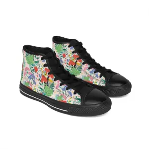 Frogs and Flowers Men's Classic Sneakers