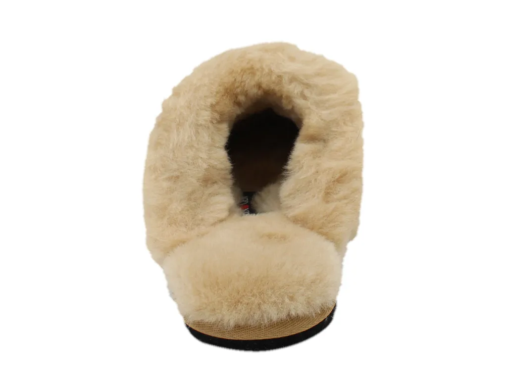 Haflinger Sheepskin Slippers North Star Beige