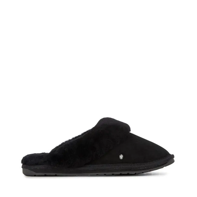 Jolie Slipper Mule in Black