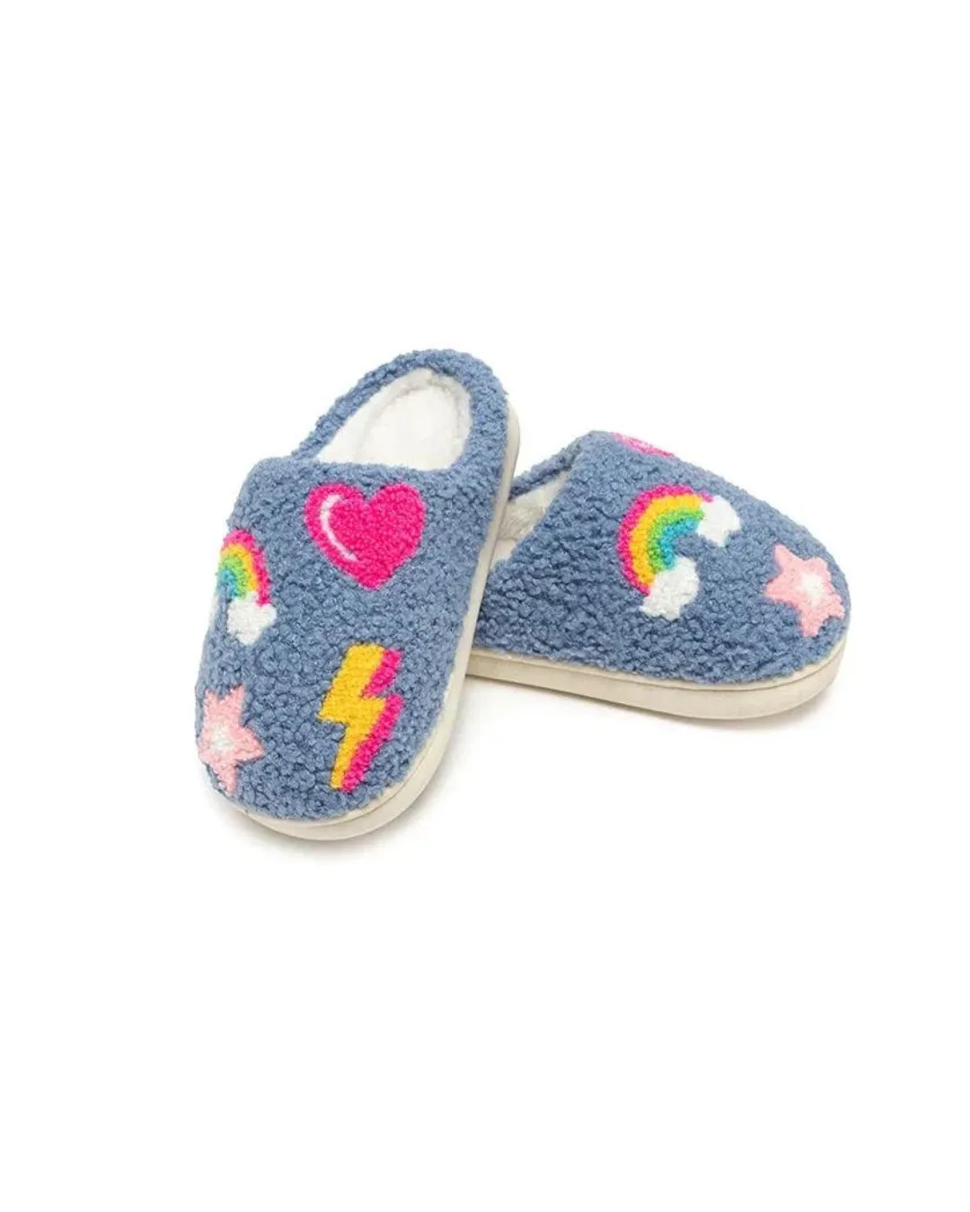 Kids Denim Icon Slippers