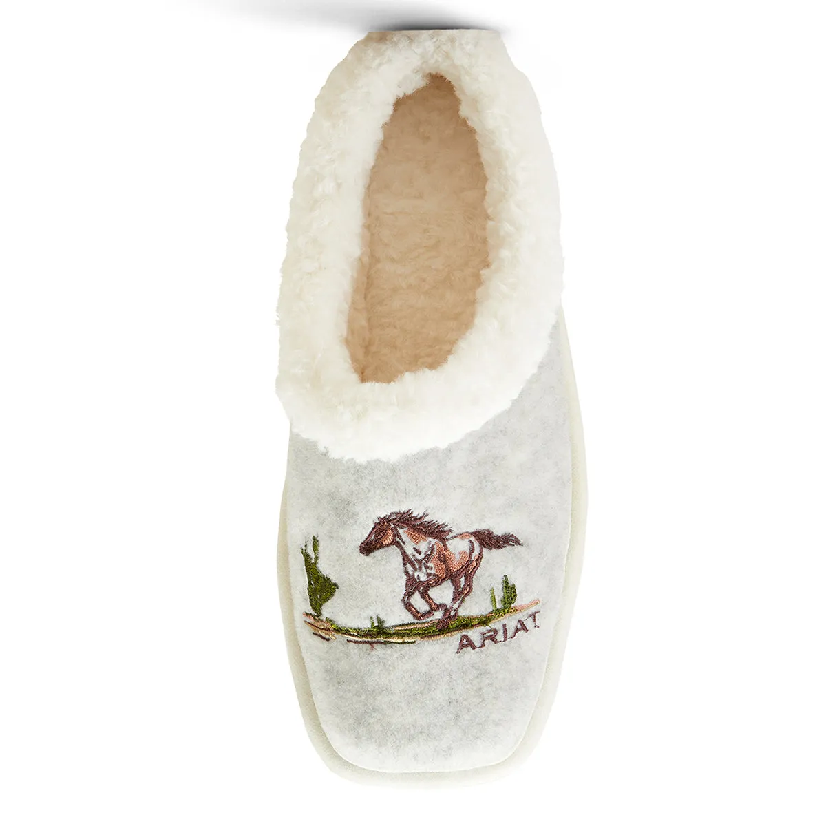 Ladies Roaming Horse Clog Slipper