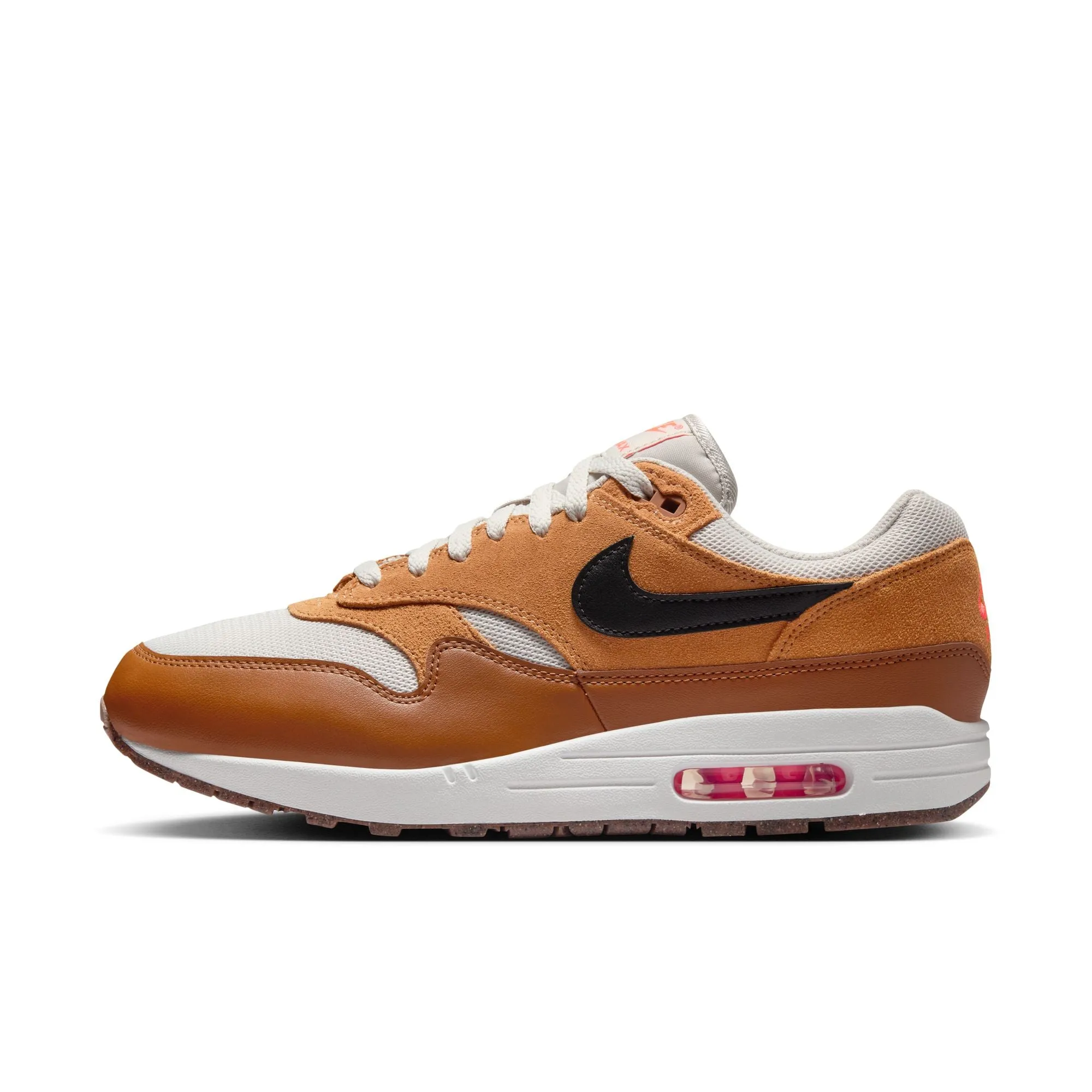 Men's Nike Air Max 1 Essential - LIGHT BONE/BLACK-FLAX-BRITISH TAN