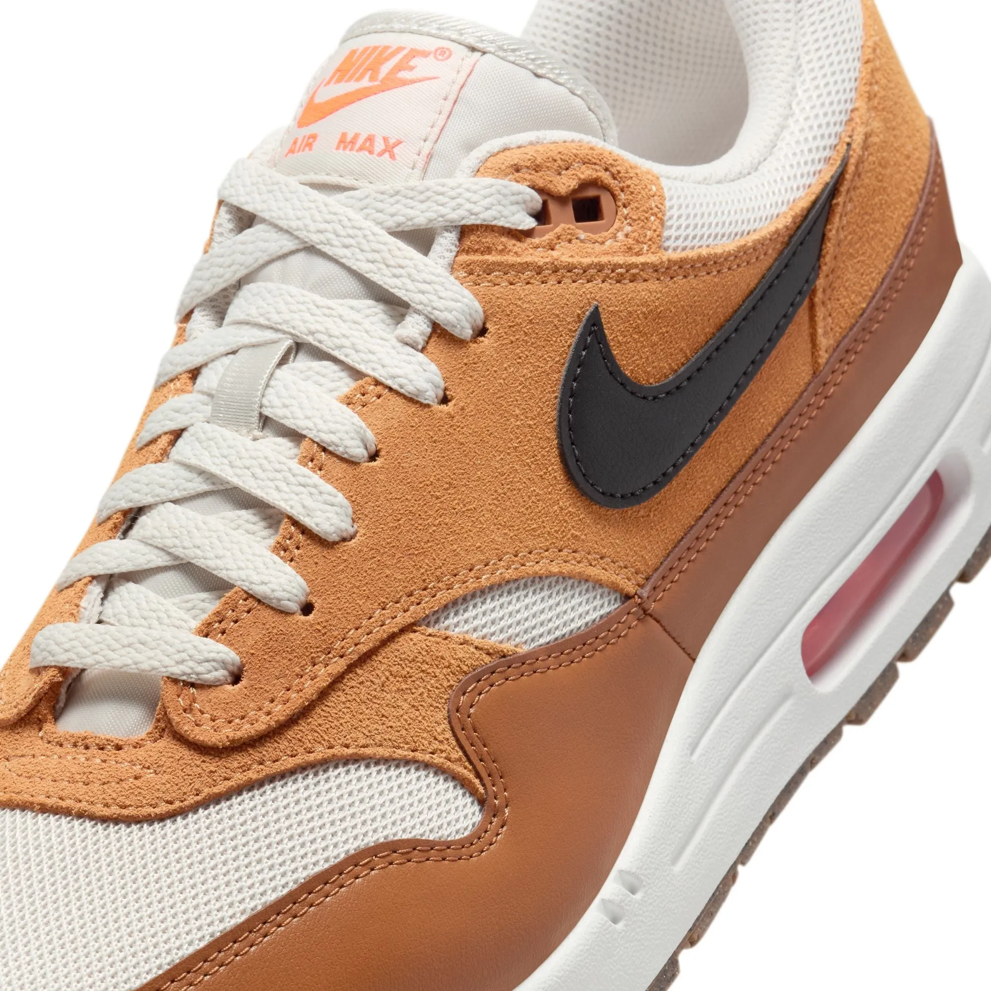 Men's Nike Air Max 1 Essential - LIGHT BONE/BLACK-FLAX-BRITISH TAN