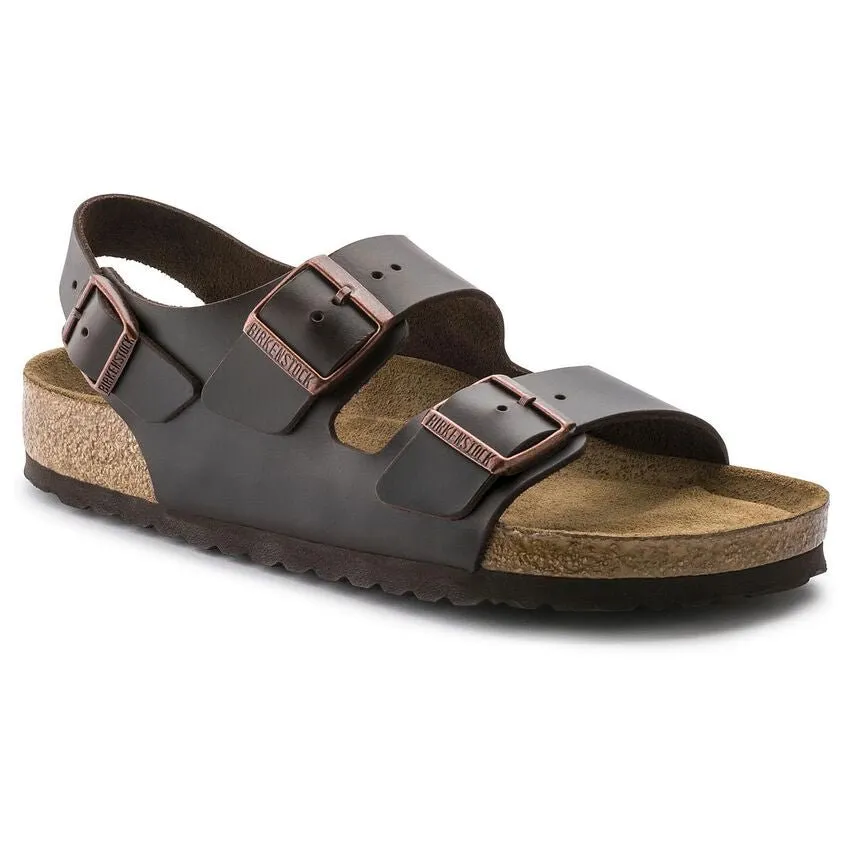 Milano Soft Footbed Leather Amalfi Testa Di Moro