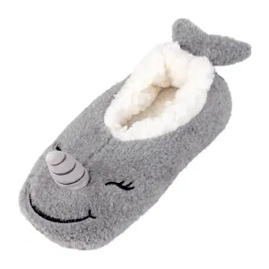 Narwhal Sock Slippers