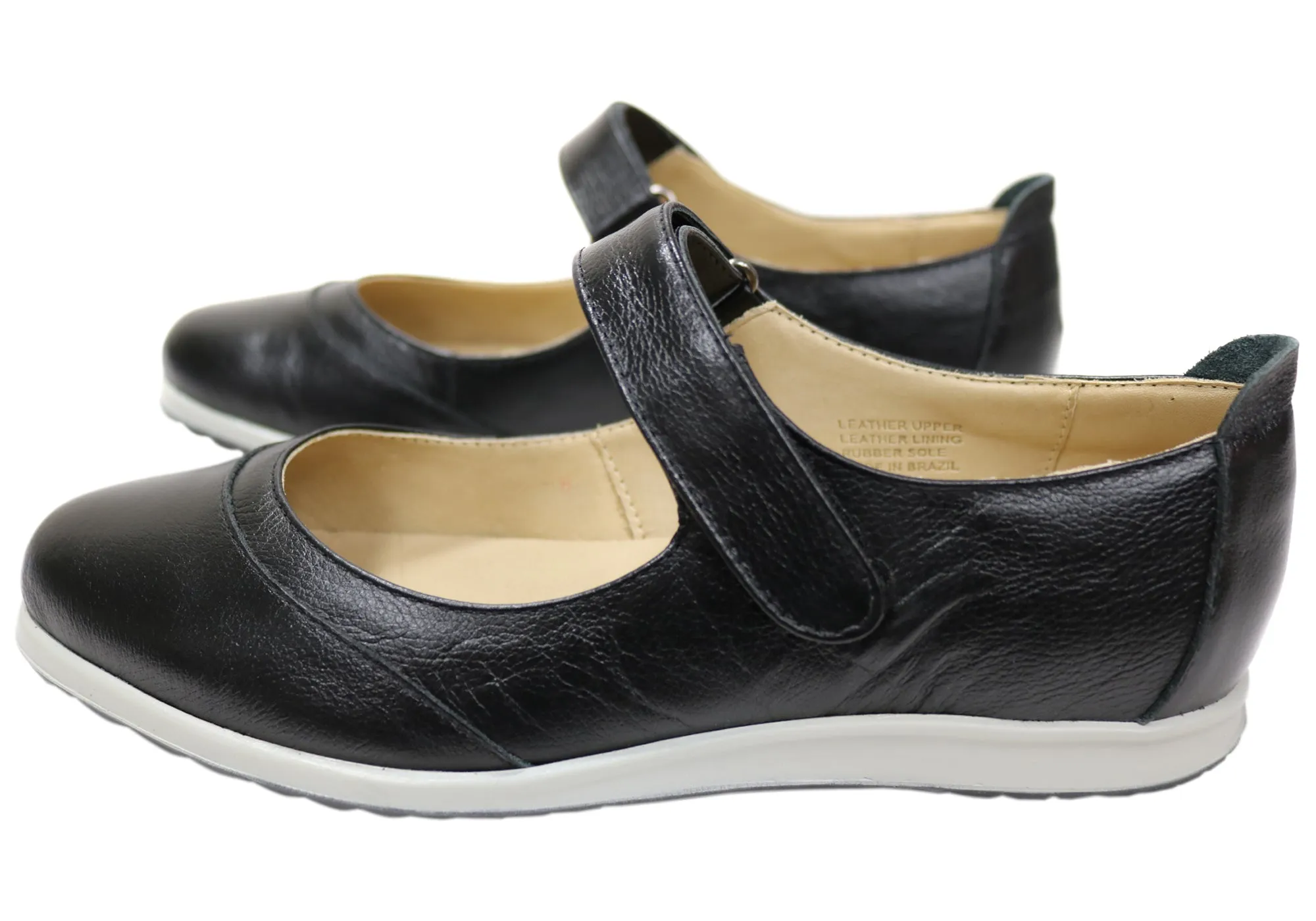 Opananken Trixy Womens Comfortable Brazilian Leather Mary Jane Shoes