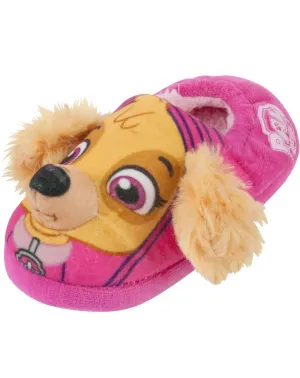 Paw Patrol Skye 3D Fluffy Pink Girl's 3D Slippers