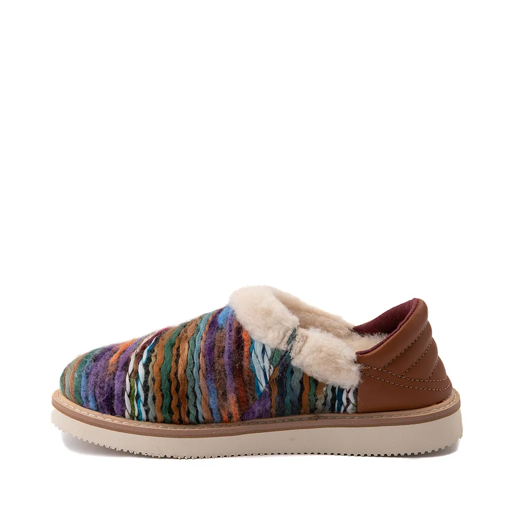 Sanuk Womens Cozy Vibe Low Sm Rad Yarn Brown Multi