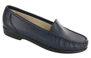 SAS WOMEN Simplify Slip On Loafer Navy Made in USA Brandy's Shoes