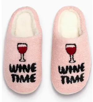 Slipper -Wine Time -Medium / Large