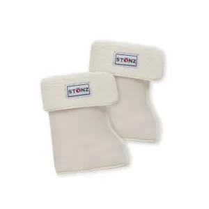 stonz linerz sherpa boot inserts - ivory