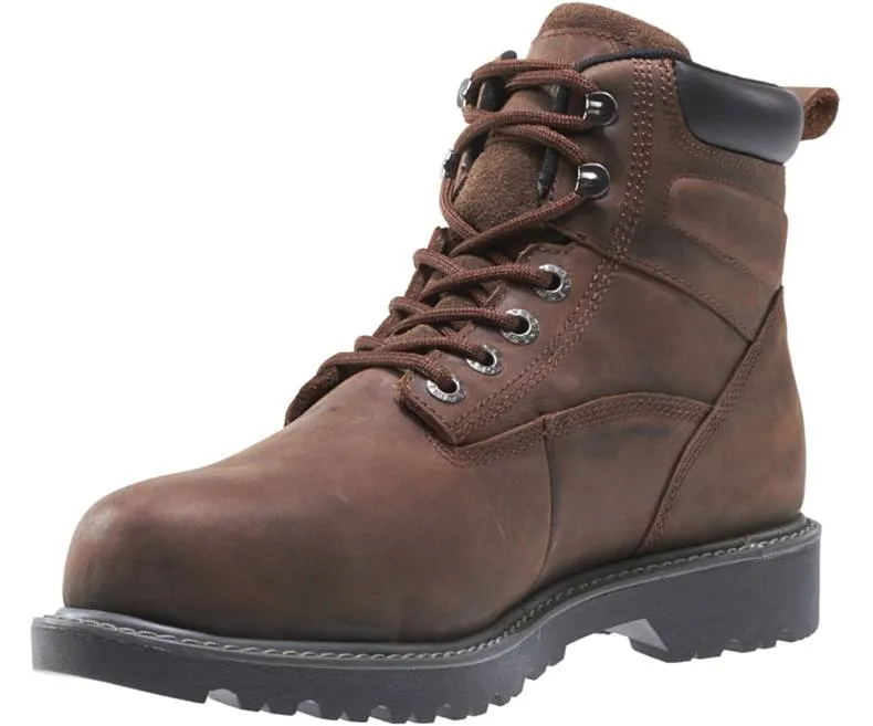 Wolverine Men's Floorhand 6 Inch Soft Toe Work Boot Brown